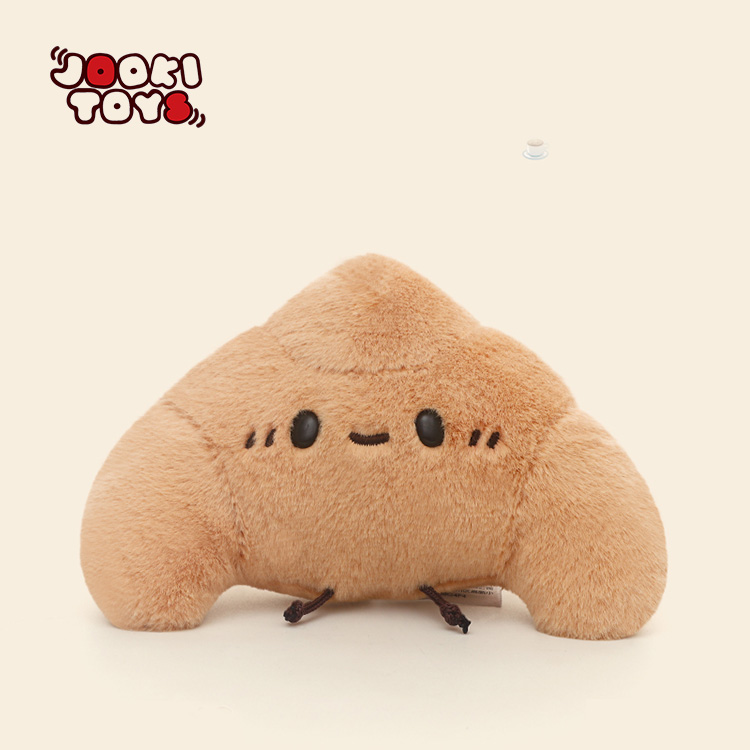 Jooki Afternoon Tea Series  Croissant Plush Toy New Design Cute Unisex Stuffed Lovey PP Cotton Bag Perfect Custom Gift