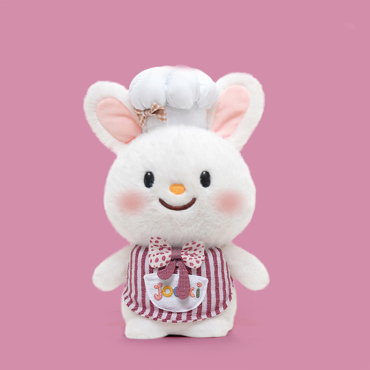 Jooki Chef Series  Rabbit Doll Plush Toy New Design Cute Unisex Animal Stuffed Lovey Custom Christmas Present PP Filling
