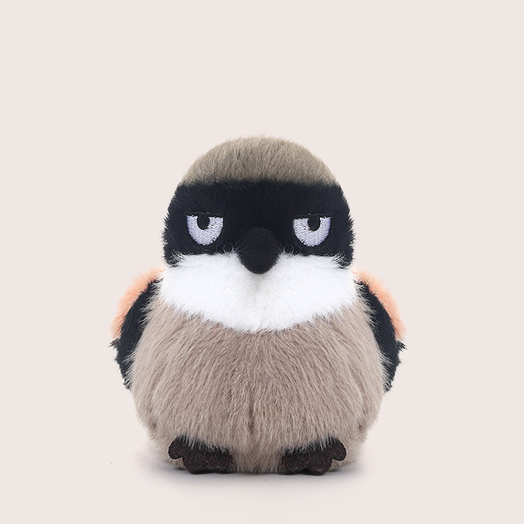 Jooki Bird Series Long-tail Shrike Toy Unisex New Design Super Soft Plush Stuffed Animal Customizable Stress Relief PP Cotton