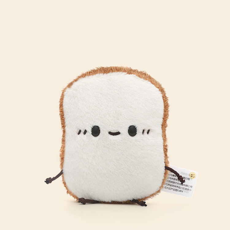 Jooki Afternoon Tea Series Toast Plush Toy New Design Cute Unisex Stuffed Lovey PP Cotton Bag Perfect Custom Gift