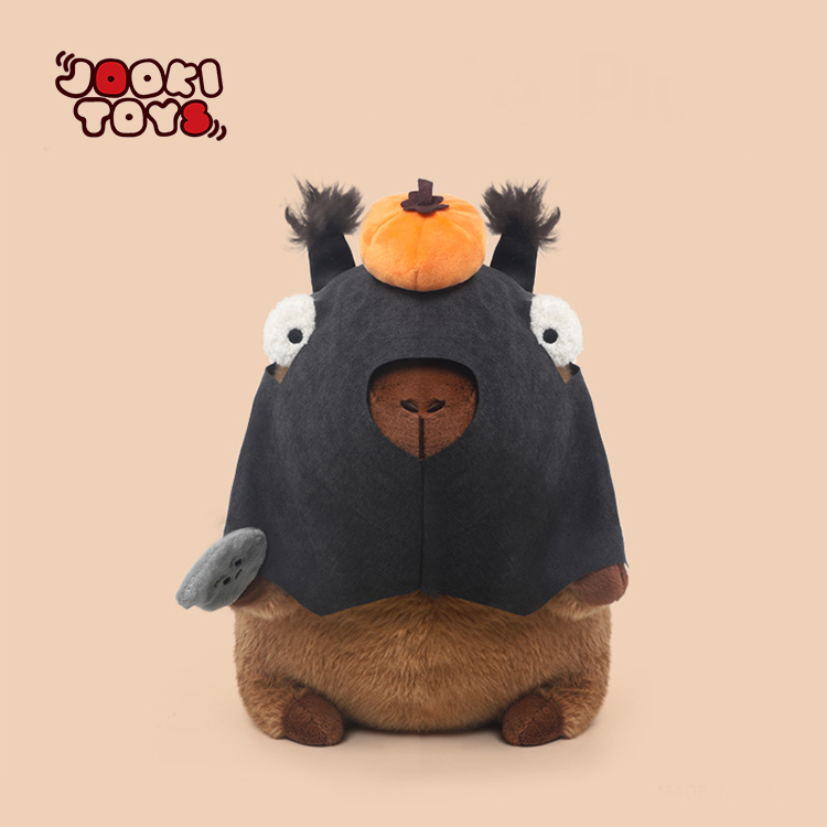 JOOKI 31CM Rob Capybara Plush Stitch Stuffed Dolls Cute Capybara Plush Toys Bedroom Decoration Kids Birthday Gift