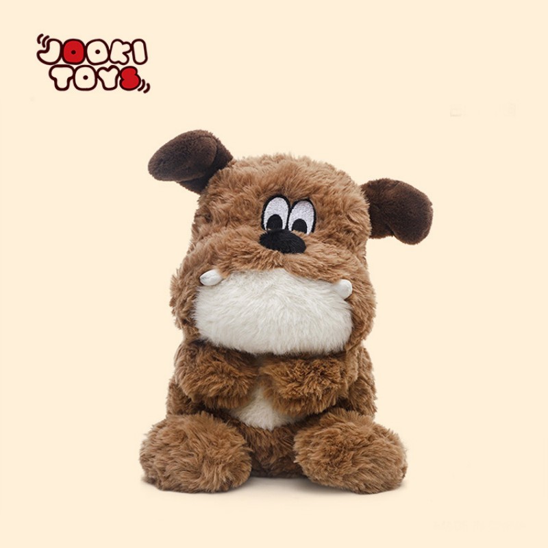 JOOKI Cute Babylon Dog Plush Toys Brown Stuffed Animal Stitch Peluche Doll Home Decor Birthday Gifts for Kids Girls and Boys